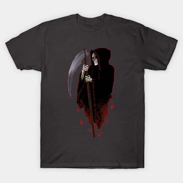 Red Reaper T-Shirt by NonDecafArt